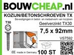 KOZIJNSCHROEVEN BIJ BOUWCHEAP HET GOEDKOOPST, Doe-het-zelf en Verbouw, IJzerwaren en Bevestigingsmiddelen, Ophalen of Verzenden