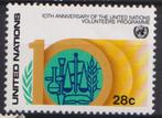 United Nations Vrijwilligers 10 jaar, Postzegels en Munten, Ophalen of Verzenden, Postfris, Overige thema's