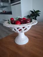 Vintage Italian keramiek fruit, kersen, 1960. Klokgaaf, Ophalen of Verzenden, Zo goed als nieuw
