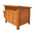 Duvo + kippenhok skip 105x65x70cm bruin, Ophalen of Verzenden, Nieuw