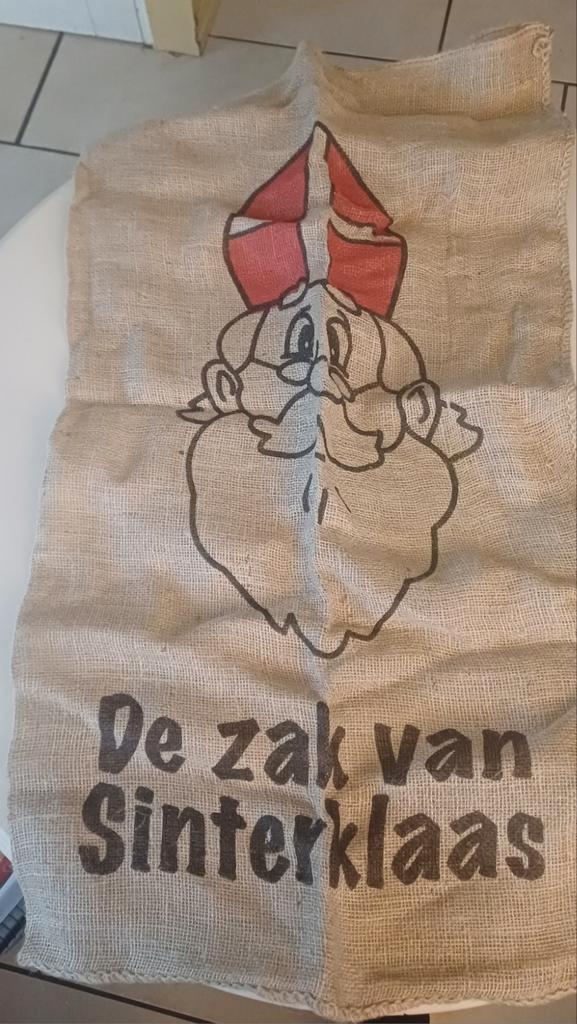 Jute Zak van Sinterklaas, Kinderen en Baby's, Kinderspulletjes, Gebruikt, Ophalen of Verzenden