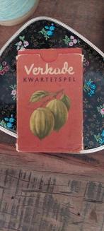OUD VERKADE KONINKLIJKE FABRIEKEN KWARTET SPEL, Verzamelen, Speelkaarten, Jokers en Kwartetten, Ophalen of Verzenden, Gebruikt