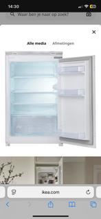 Inbouwkoelkast Ikea, zgan, Witgoed en Apparatuur, Vriezers en Diepvrieskisten, Minder dan 60 cm, Zo goed als nieuw, Inbouw, Ophalen