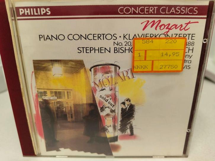 Mozart Piano Concertos - Stephen Bishop, Cd's en Dvd's, Cd's | Klassiek, Ophalen of Verzenden