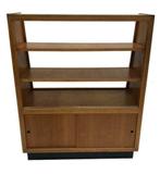 Antieke Winkel Vitrine Toonbank Met Schuifdeuren, Jaren 50, Huis en Inrichting, Kasten | Vitrinekasten, Ophalen, Eikenhout, Vitrine