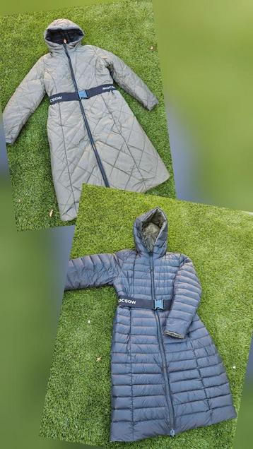 Zwarte/ groene 2 in 1 winter jas dons Moscow XL. beschikbaar voor biedingen