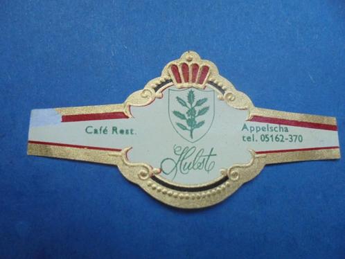 Sigarenband Café HULST in APPELSCHA Provincie Friesland, Verzamelen, Rookartikelen, Aanstekers en Luciferdoosjes, Zo goed als nieuw