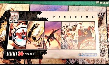Marvel 80 years panorama puzzel beschikbaar voor biedingen