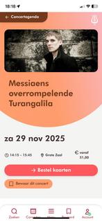 Concertgebouw Zaterdagmatinee 29 november, Eén persoon, September