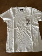 Wit T-shirt met print - Maat XS, Ophalen of Verzenden, Zo goed als nieuw, Maat 46 (S) of kleiner, Wit