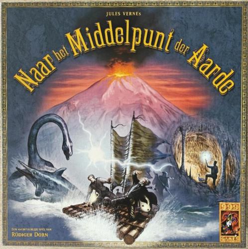 Jules Verne's: Naar het Middelpunt der Aarde. 999-games., Hobby en Vrije tijd, Gezelschapsspellen | Bordspellen, Zo goed als nieuw