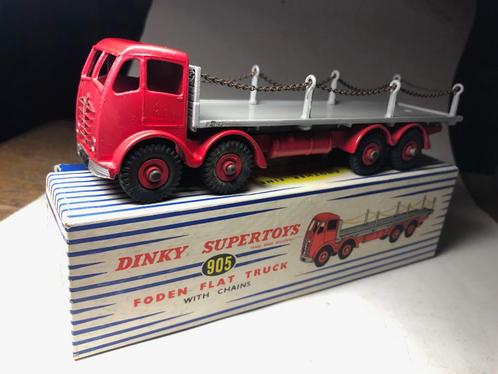 Dinky Supertoys 905 Foden Kettingwagen in doos, Hobby en Vrije tijd, Modelauto's | 1:43, Gebruikt, Bus of Vrachtwagen, Dinky Toys