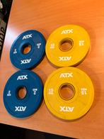 ATX Olympische halter schijven 1,5 en 2 kg, Halterschijven, Gebruikt, 2 x 1,5 en 2 x 2 kg, Atx