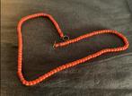 Antieke ketting met bloedkoralen, Sieraden, Tassen en Uiterlijk, Antieke sieraden, Ophalen of Verzenden, Overige materialen, Ketting