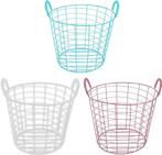 Draadmand, prullenbak, wasmand, metalen mand, roostermand, Ophalen of Verzenden, Nieuw, Rond, Overige materialen