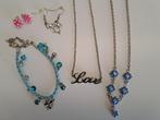 Diverse kindersieraden sieraden oorbellen armbandje ketting, Overige materialen, Verstelbaar, Ophalen of Verzenden, Zo goed als nieuw