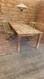 Steigerhouten tafel, Ophalen, Gebruikt, Steigerhout