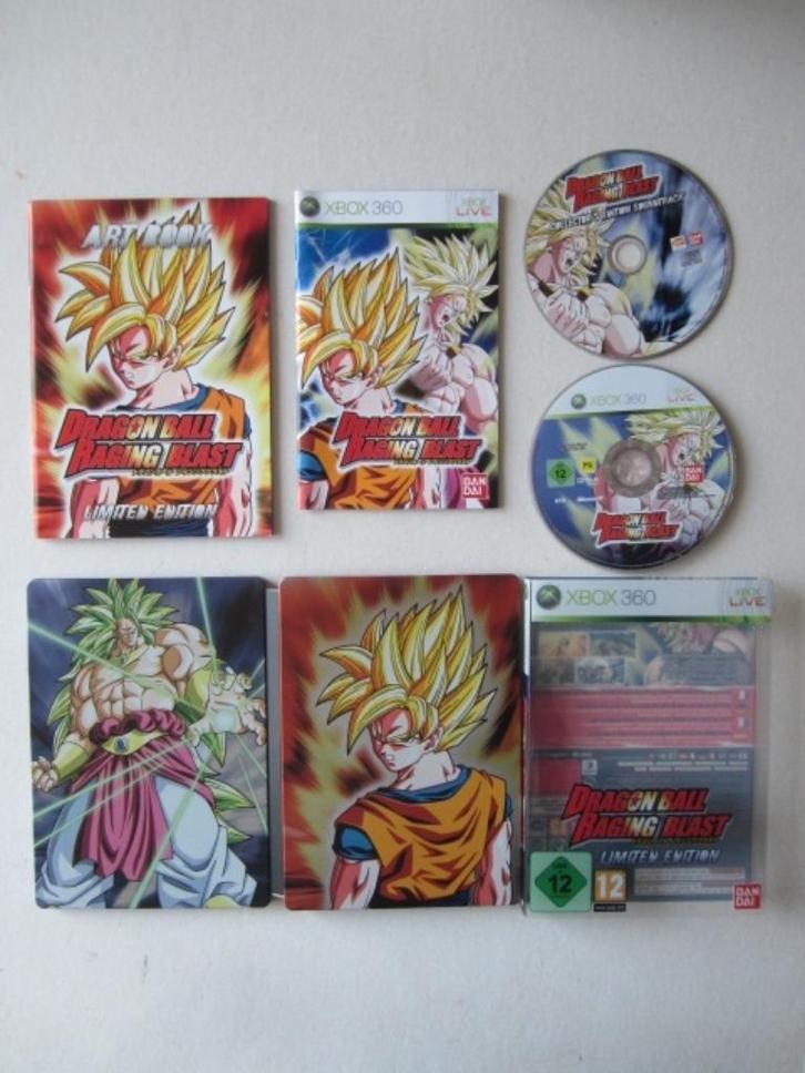 Dragonball Dragon Ball Z Raging Blast limited ed. Xbox 360, Spelcomputers en Games, Games | Xbox 360, Zo goed als nieuw, Vechten