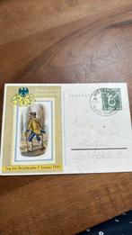 Originele gelopen kaart 1940 Tag der briefmarke, Ophalen of Verzenden, Briefkaart