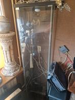 Vitrinekastje 40cm bij 40cm en 175 cm hoog, Ophalen, Met plank(en), Minder dan 50 cm, Gebruikt