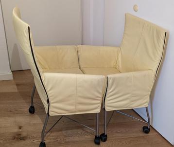 Montis Chaplin stoelen met wielen - 325 € per stuk beschikbaar voor biedingen