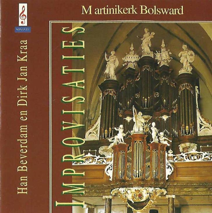 OrgelCD: Han Beverdam en Dirk Jan Kraa - Improvisaties, Cd's en Dvd's, Cd's | Religie en Gospel, Zo goed als nieuw, Koren of Klassiek