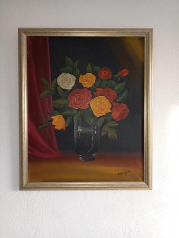 Schilderij . Vintage. 46cm x 54cm