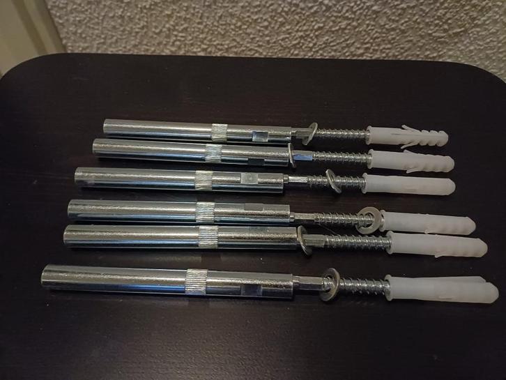 Blinde plankdragers, 6 stuks, Doe-het-zelf en Verbouw, IJzerwaren en Bevestigingsmiddelen, Nieuw, Overige typen, 100 tot 250 mm