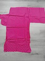 Lap stof pink roze polkadot wit – katoen, Verzenden, Nieuw, 30 tot 120 cm, Katoen