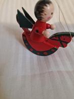 Kerst houten vintage kerstornament, Ophalen of Verzenden, Gebruikt