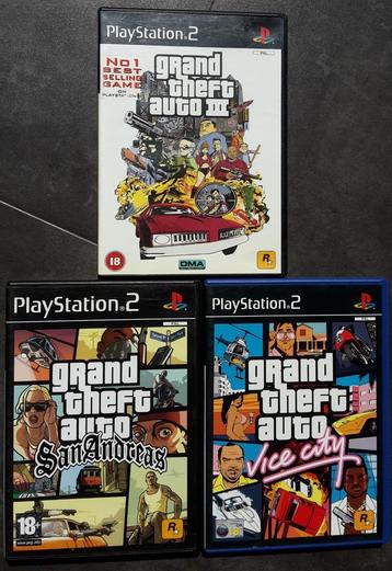PS2 Set - Grand Theft Auto - PlayStation 2 GTA Vice City beschikbaar voor biedingen