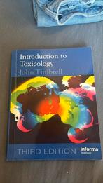 Introduction to toxicology, Ophalen of Verzenden, Beta, Zo goed als nieuw, WO