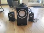 Trust speaker set plus subwoofer en soundcontrol, Computers en Software, Pc speakers, Ophalen of Verzenden, Zo goed als nieuw