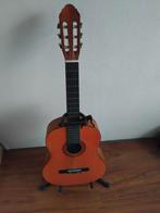 Gitaar met accessoires, Muziek en Instrumenten, Snaarinstrumenten | Gitaren | Akoestisch, Ophalen, Gebruikt, Klassieke of Spaanse gitaar