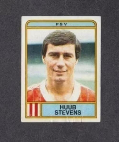 Voetbalplaatje Panini Huub Stevens PSV Eindhoven 1984., Verzamelen, Overige Verzamelen, Zo goed als nieuw, Ophalen of Verzenden