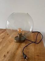 Glazen bol lamp, Ophalen, Gebruikt, Glas, Minder dan 50 cm
