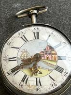 Zilveren snek spilegang zakhorloge 1774, Antiek en Kunst, Antiek | Goud en Zilver, Ophalen of Verzenden