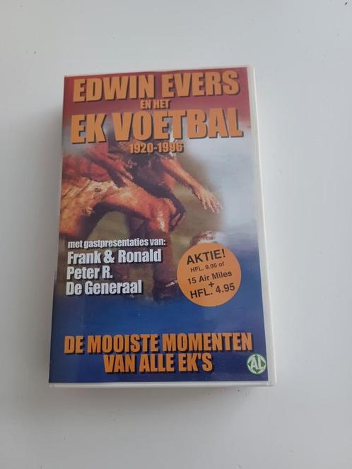 EK voetbal 1920-1996 edwin evers, Cd's en Dvd's, VHS | Documentaire, Tv en Muziek, Zo goed als nieuw, Documentaire, Alle leeftijden