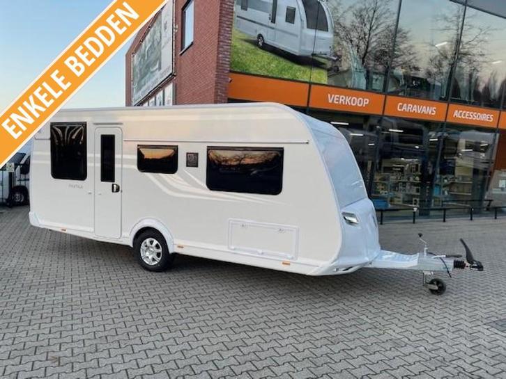Tabbert Pantiga 490 E Opruimingsactie, Caravans en Kamperen, Caravans, Bedrijf, tot en met 4, 1250 - 1500 kg, Rondzit, Tabbert
