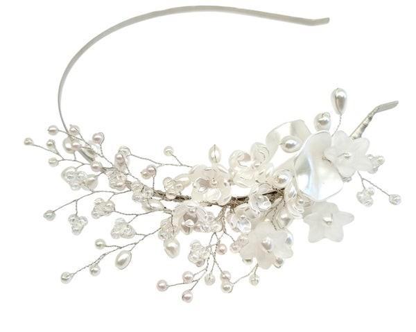 Winter Bride Diadeem #1 - Luclo Arts - One of a Kind, Kleding | Dames, Trouwkleding en Trouwaccessoires, Nieuw, Accessoires, Wit