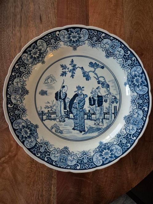 Antieke Blauw-Witte Schotel, Antiek en Kunst, Antiek | Schalen, Ophalen