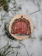 Unieke fantasy klei hanger. Leuk elfendeurtje., Ophalen of Verzenden, Nieuw
