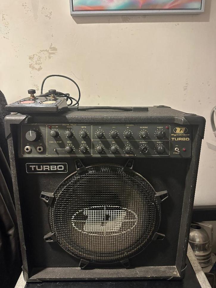 Dynacord Turbo gitaarversterker, Muziek en Instrumenten, Versterkers | Bas en Gitaar, Gebruikt, Gitaar, 50 tot 100 watt, Ophalen