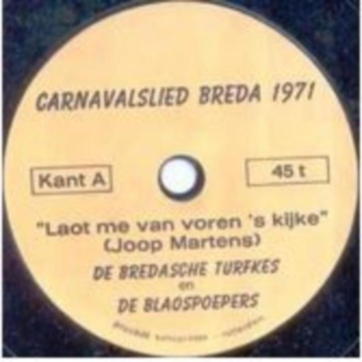 Joop Martens Laat Me van Voren 's Kijke Carnaval Breda 1971, Cd's en Dvd's, Vinyl Singles, Gebruikt, Single, Pop, Verzenden