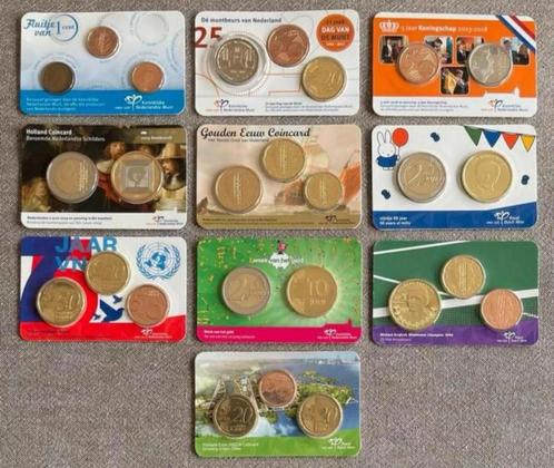 Collectie Munten / Penningen Nederland | 10 Coincards, Postzegels en Munten, Munten | Nederland, Setje, Euro's, Koningin Beatrix