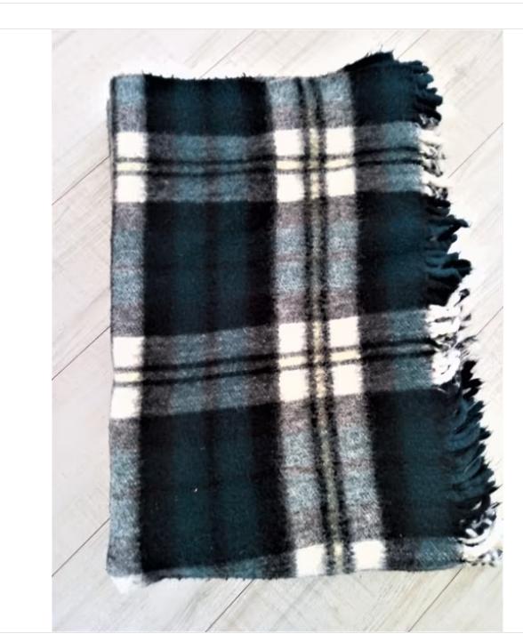 Aabe paris 840 scheerwollen woonplaid 180 x 140 cm, Ophalen of Verzenden, Zo goed als nieuw