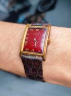 Vintage Tissot Tank Horloge, Ophalen of Verzenden, Zo goed als nieuw, Leer, Overige merken