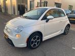 Fiat 500 E 24kwh Albarth Leder airco, Gebruikt, 4 stoelen, Wit, Geïmporteerd