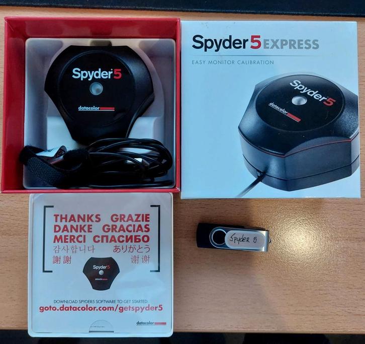 Datacolor Spyder 5 express, met software, Audio, Tv en Foto, Fotografie | Professionele apparatuur, Ophalen