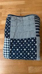 Quilt, sprei, patchwork blauw, Ophalen of Verzenden, Zo goed als nieuw, 100 cm of meer, Deken